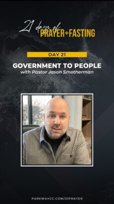 21Prayer: Day 21 - Pray for Shift from Government to People