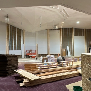 53 drywall worship center