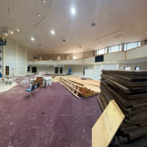 55 drywall worship center