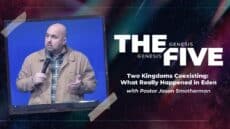 Sunday: Two Kingdoms Coexisting—What Really Happened in Eden. Genesis P2 - The Fall of Man Image